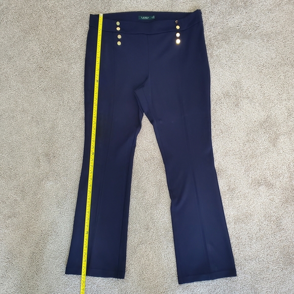 Lauren Ralph Lauren Women's Pants, Navy (Size XL) - Picture 7 of 9